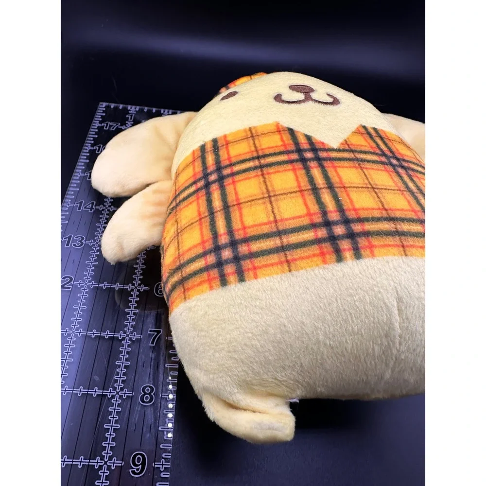 Sanrio Pompompurin Plush Jazwares Hello Kitty and Friends Plaid Outfit 8 Inch